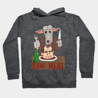 Raw meat kangaroo hoodie hotsell
